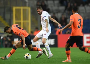 Başakşehir - Roma maçından kareler...