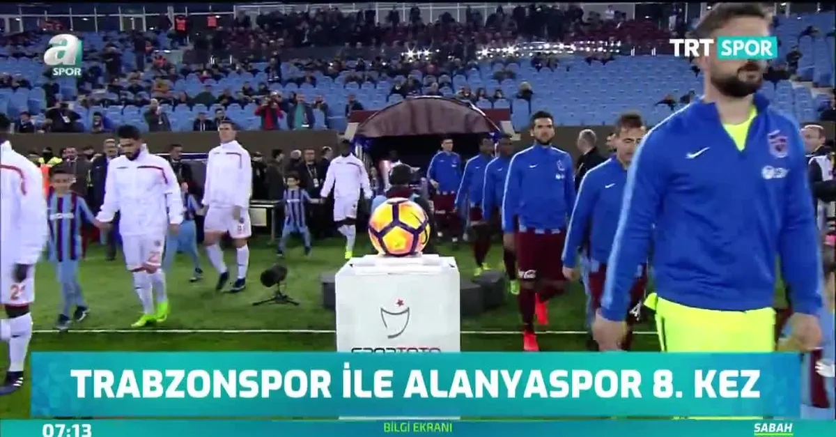 Trabzonspor ile Alanyaspor 8. kez