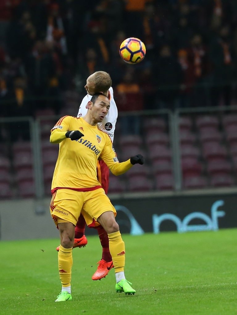 Galatasaray-kayserispor karşılaşmasından kareler