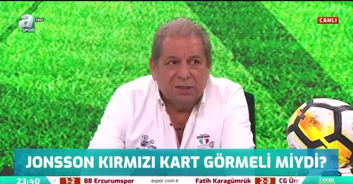 Erman Toroğlu: Jonsson kırmızı kart görmeliydi