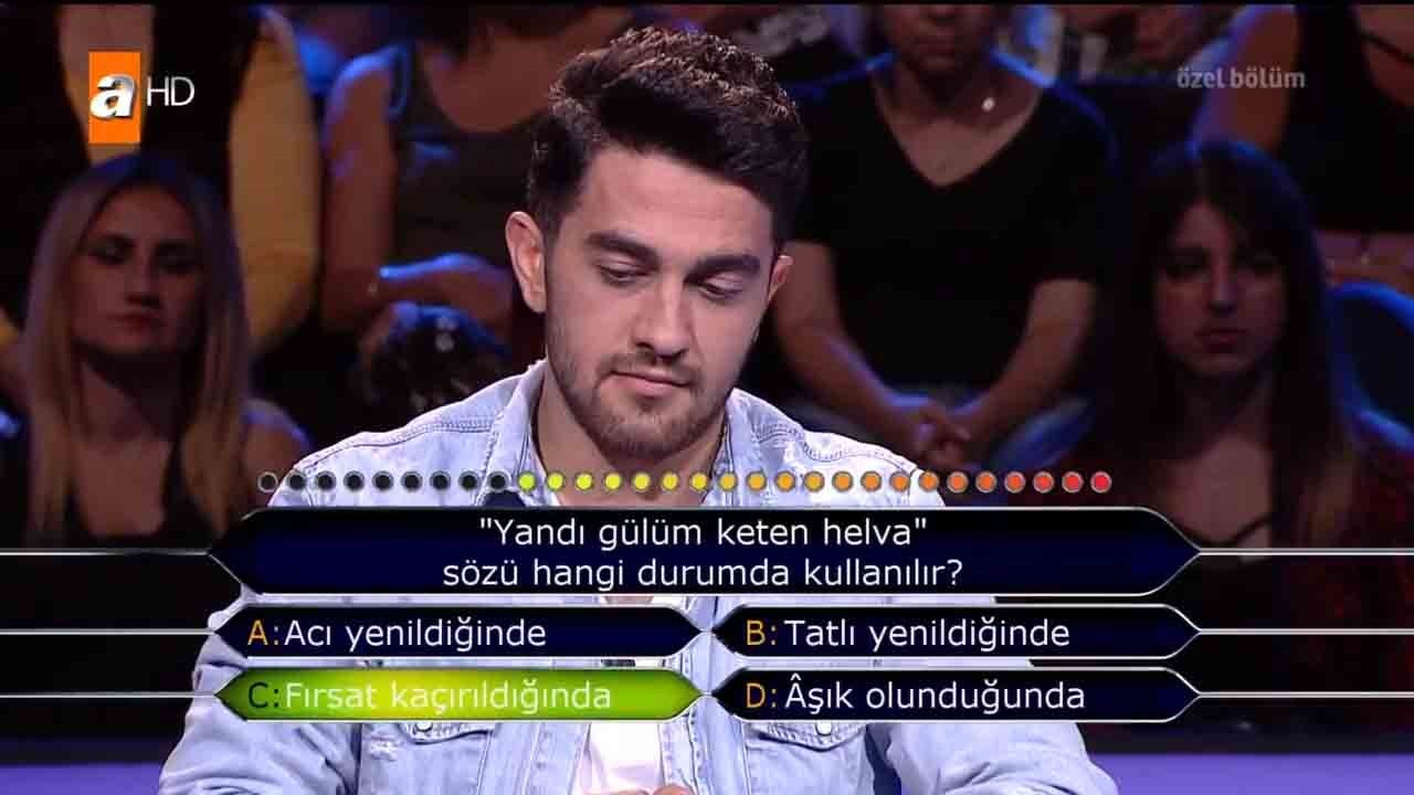 Kim Milyoner Olmak İster 12 Ocak özel bölümü soru ve cevapları