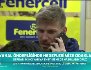 Serdar Aziz: Ligi ve Türkiye Kupası'nı istiyoruz
