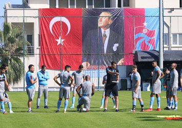 Trabzonspor'dan dev bayrakla destek