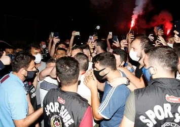 Trabzonspor'a coşkulu karşılama!