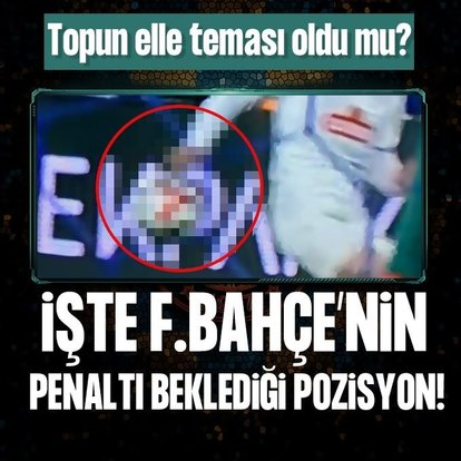 İşte Fenerbahçe’nin Çaykur Rizespor maçında penaltı beklediği pozisyon!