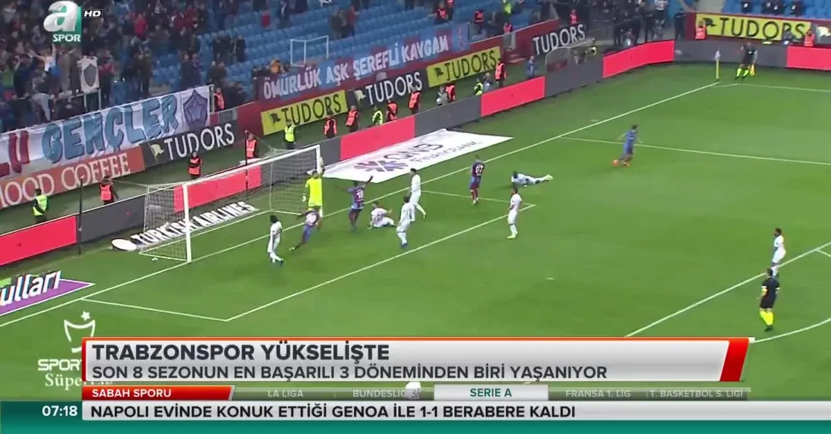Trabzonspor yükselişte