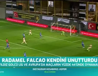 Falcao kendini unutturdu