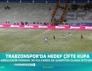 Trabzonspor'da hedef çifte kupa
