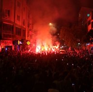 Türkiye’de Galatasaray’ın şampiyonluk kutlamaları