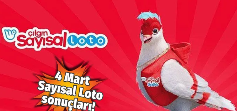 Çılgın Sayısal Loto çekildi! Çılgın Sayısal Loto sorgulama ekranı! 4 Mart 2023 Çılgın Sayısal Loto sonuçları