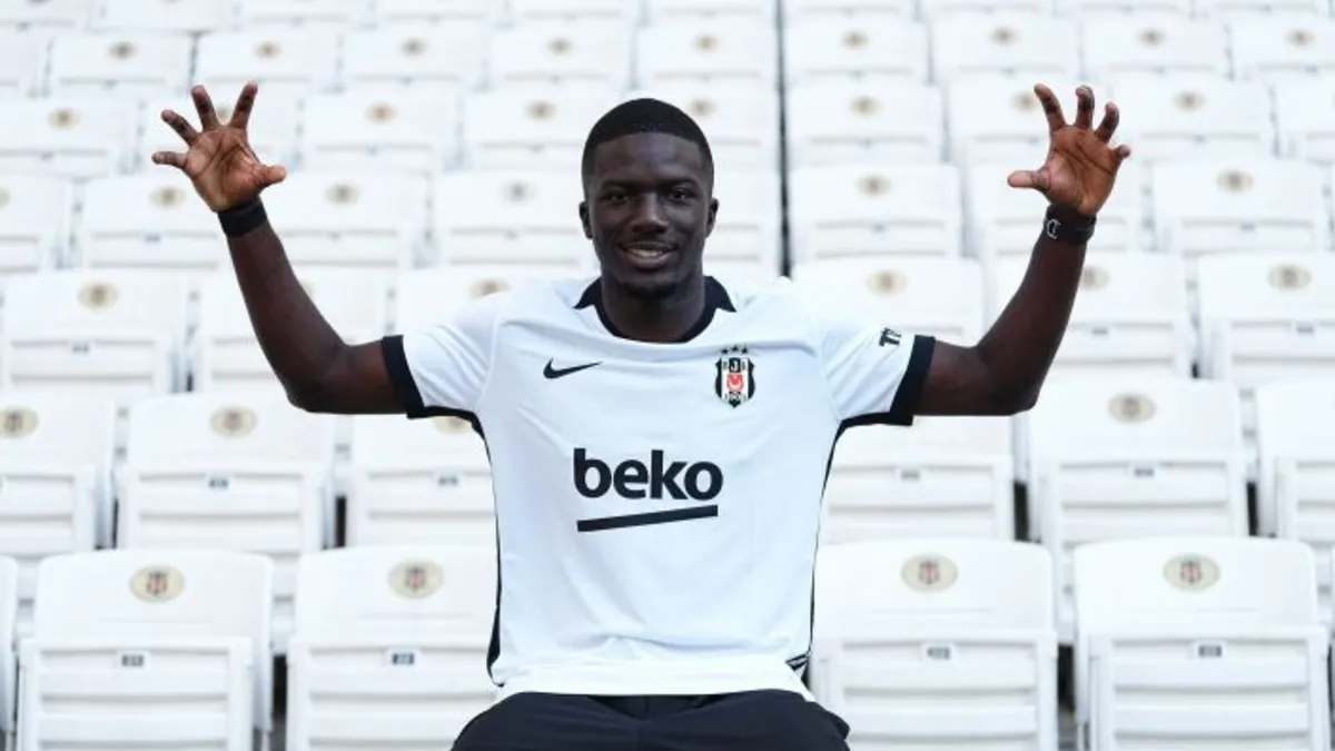 Beşiktaş'ın yeni transferi Kassoum Ouattara, ilk idmanına çıktı