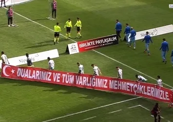 Konyaspor'dan anlamlı pankart!