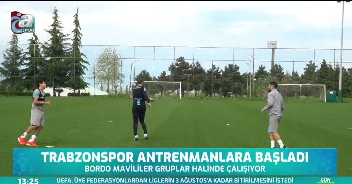 Trabzonspor antrenmanlara başladı