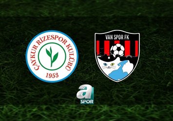 Çaykur Rizespor - Van Spor FK | CANLI