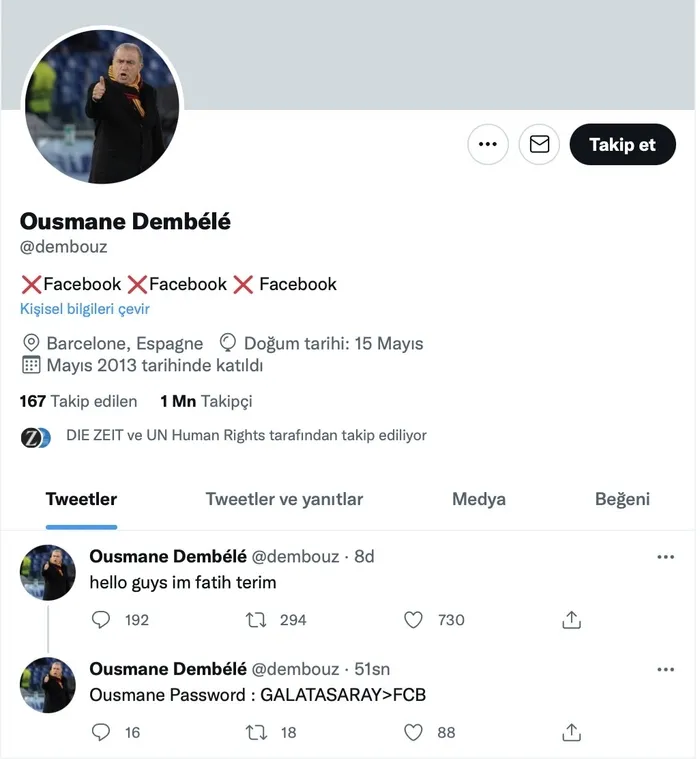 Ousmane Dembele'ye hacker şoku! Galatasaray ve Fatih Terim... - 1