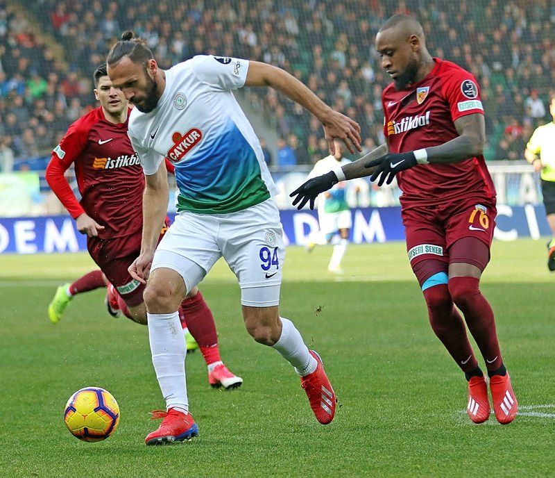Çaykur Rizespor - Kayserispor maçından kareler...
