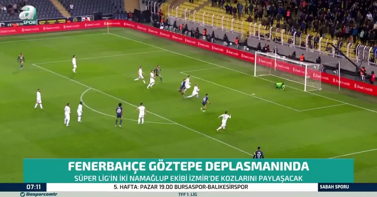 Fenerbahçe Göztepe deplasmanında