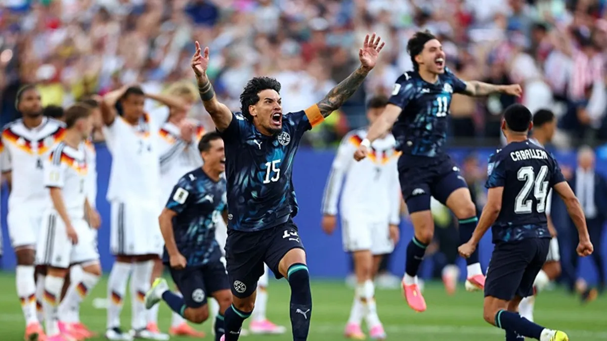 Almanya'ya penaltı şoku! Paraguay son 16 turunda