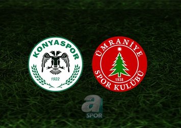 Konyaspor - Ümreniyespor maçı saat kaçta?