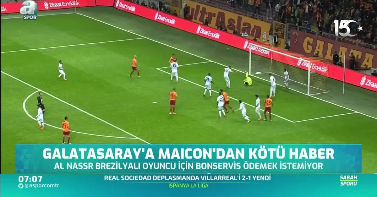 Galatasaray'a Maicon'dan kötü haber