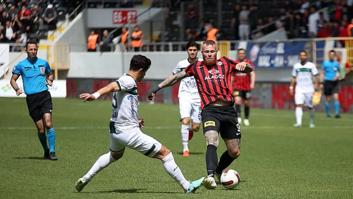 Çorum FK 1 - 1 Kocaelispor (MAÇ SONUCU - ÖZET)