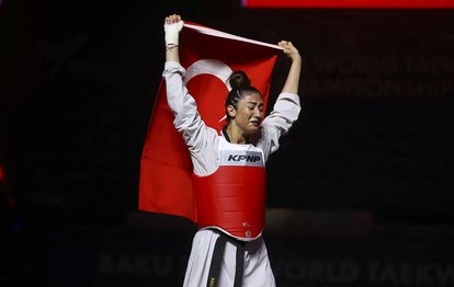 Milli sporcu Nafia Kuş Dünya Tekvando Şampiyonası’nda altın madalyanın sahibi oldu