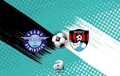 Adana Demirspor - Van Spor FK maçı detayları | Adana Demirspor - Van Spor FK maçı ne zaman, saat kaçta, hangi kanalda?