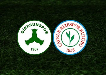 Giresunspor - Rizespor | CANLI