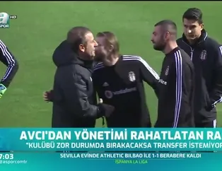 Avcı'dan yönetimi rahatlatan rapor