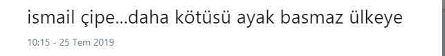 İsmail Çipe’ye şok sözler! Kollarını kullan