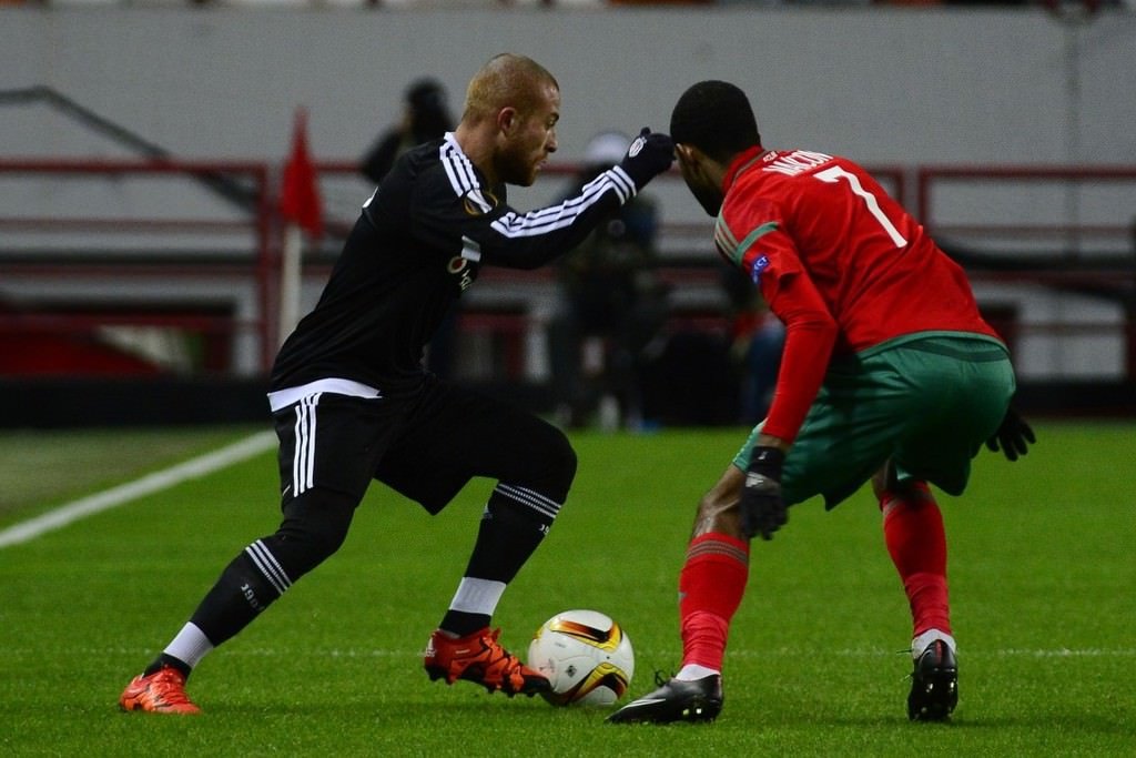Lokomotiv Moskova - Beşiktaş maçından kareler