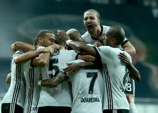 Beşiktaş - Antalyaspor maçından kareler