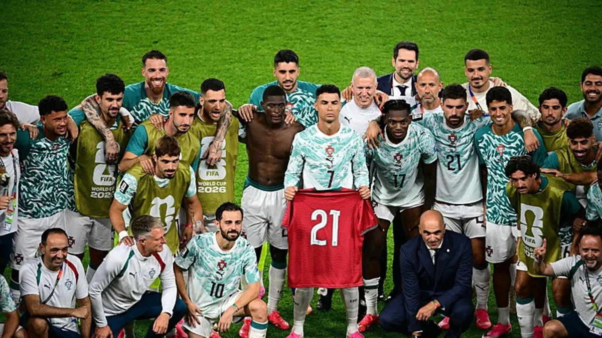 Portekiz'den Diogo Jota'ya vefa! Ronaldo gözyaşlarına hakim olamadı