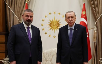 Başkan Recep Tayyip Erdoğan Çaykur Rizespor Başkanı İbrahim Turgut’u kabul etti