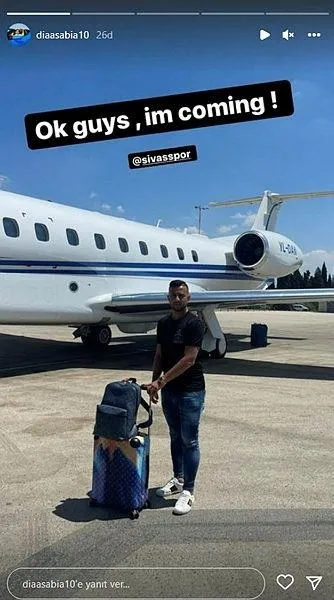 TRANSFER HABERLERİ: Dia Saba'dan Sivasspor paylaşımı! "Geliyorum" - 2