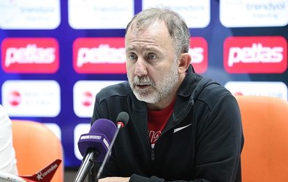 Antalyaspor’da Sergen Yalçın: Beraberlik adaletli bir skor gibi görünüyor!