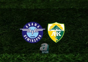 Adana Demirspor - Adıyaman FK saat kaçta?