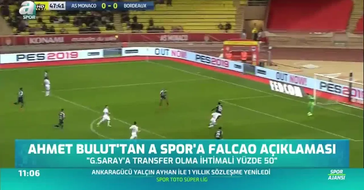 Ahmet Bulut'tan A Spor'a Falcao açıklaması