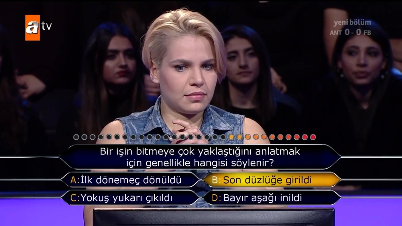 Kim Milyoner Olmak İster 796. bölüm soru ve cevapları | Futbol sorusu geceye damga vurdu