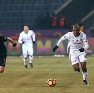 Osmanlıspor-Beşiktaş karşılaşmasından kareler