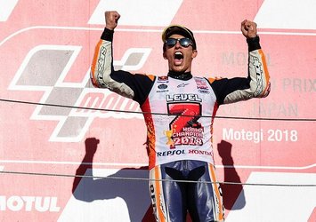 Marquez Japonya'da şampiyonluğunu ilan etti