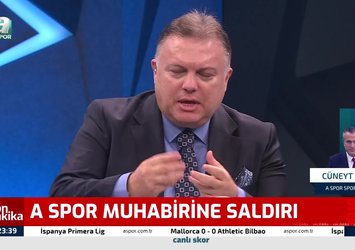 A Spor Muhabiri Emre Kaplan'a çirkin saldırı