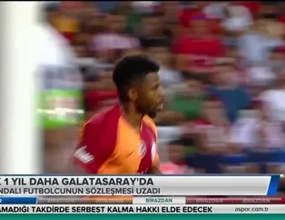 Donk 1 yıl daha Galatasaray'da