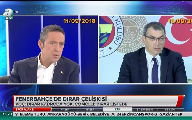 F.Bahçe'de Dirar çelişkisi!