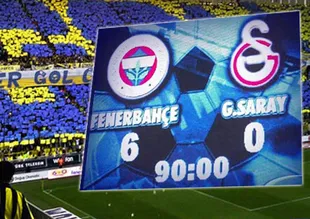 Fenerbahçe'den Galatasaray'a 6-0 göndermesi