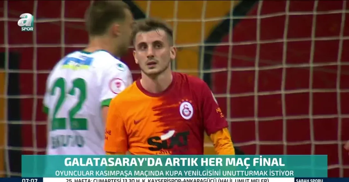 Galatasaray'da artık her maç final