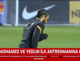 Yedlin ve Mohamed ilk idmanına çıktı! İşte o görüntüler