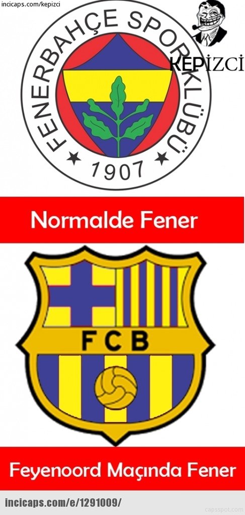 İşte Fenerbahçe - Feyenoord maçı caps’leri