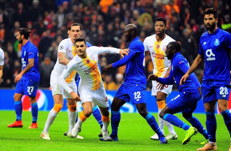 Galatasaray - Porto maçından kareler
