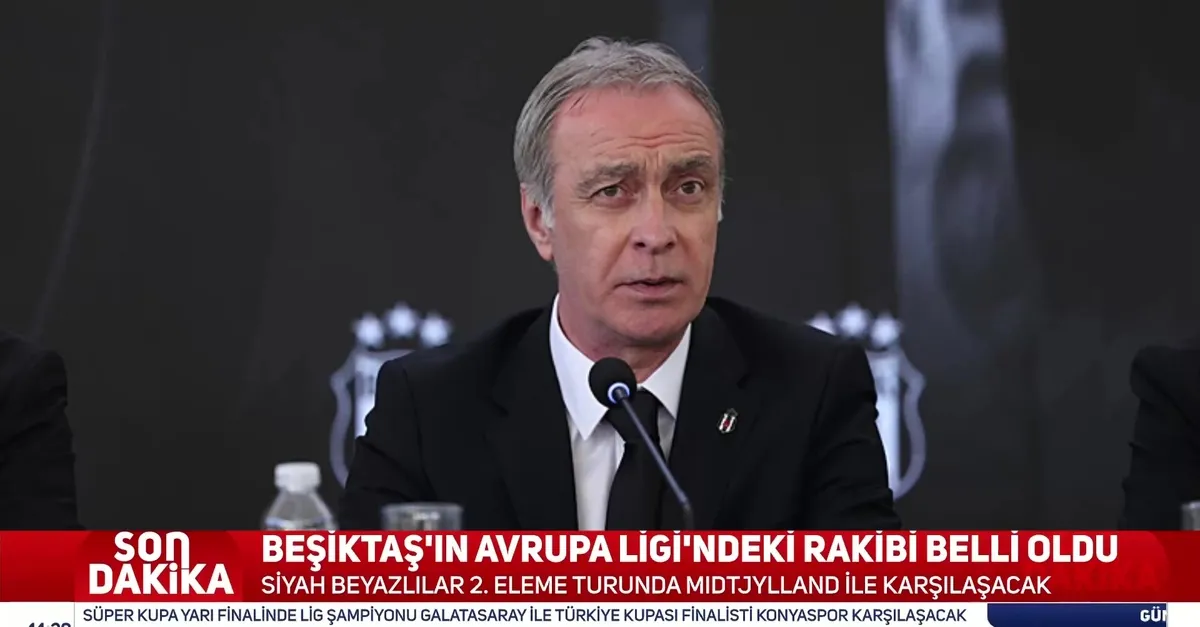 Beşiktaş'tan kura sonrası ilk açıklama!